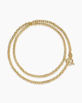 DY Mercer® Double Row Toggle Chain Necklace in 18K Yellow Gold with Diamonds, 8mm